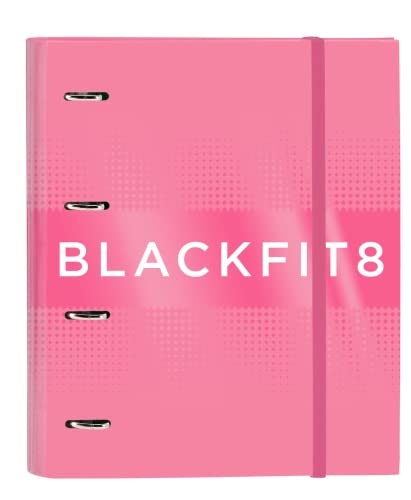 Safta -Cartella 4 Ani 35 Mm C/Ricambio Blackfit8 Glow Up 27 X 32 X 3,5 Cm, Multicolore (542244666)