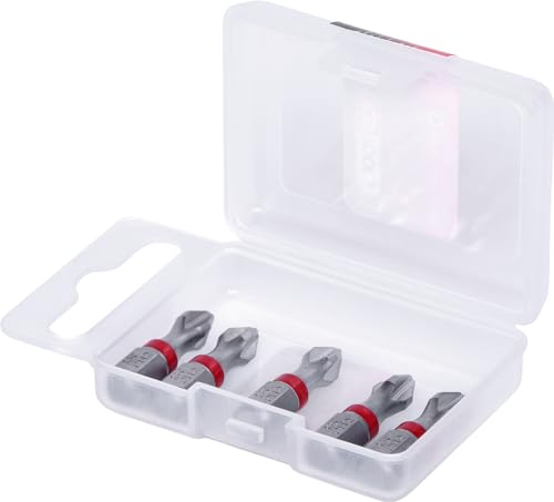 Ks Tools 918.3111 Inserto Torsionpower 1/4", 25 Mm, Ph2, Confezione Da 5