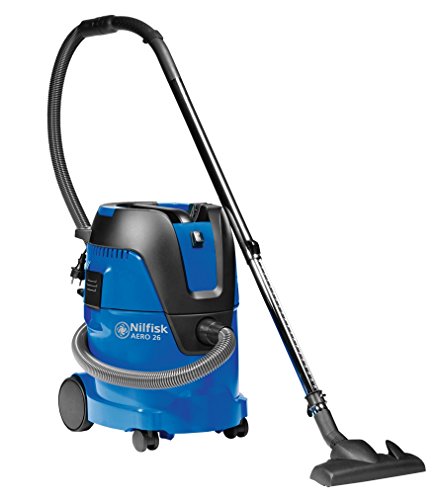 Nilfisk 107406605 Aero 26 Aspirapolvere Con Sistema Push&Clean, 1250 W, Blu/Nero, 375X390X530 Mm