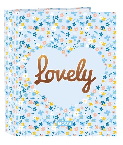 Cartella A Libro 4 Anelli Di Moos Lovely, 270 X 60 X 330 Mm