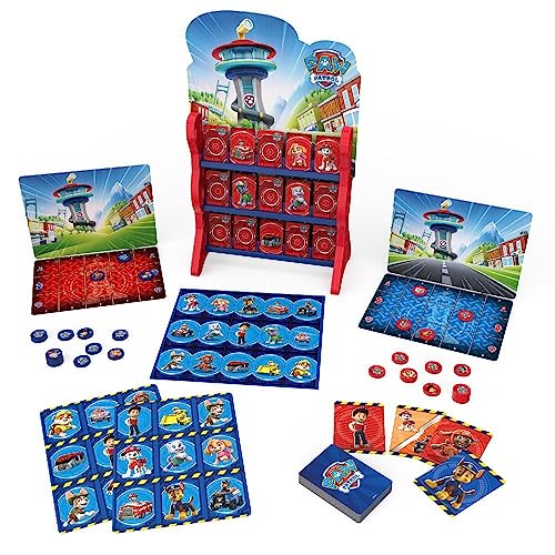 Spin Master Games, Collezione Tavolo, Donna, Tic Tac-Toe, Memory, Bingo, Nix Carte, Giochi Paw Patrol Giocattoli Per Bambini In Età Prescolare, 606797