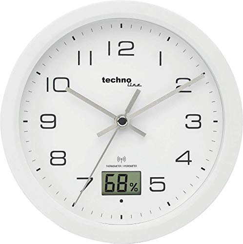 Techno Line Orologio Radio, Color Sabbia, 123 X 67 X 40Mm