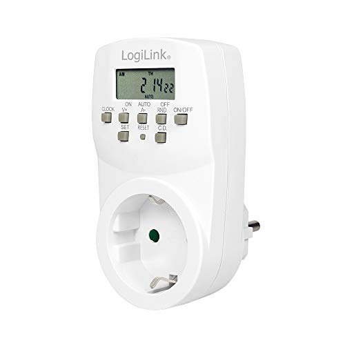 Logilink Et0007 Et0007 - Timer Digitale Ip20, Protezione Contro Il Contatto Con Le Dita O Oggetti Simili