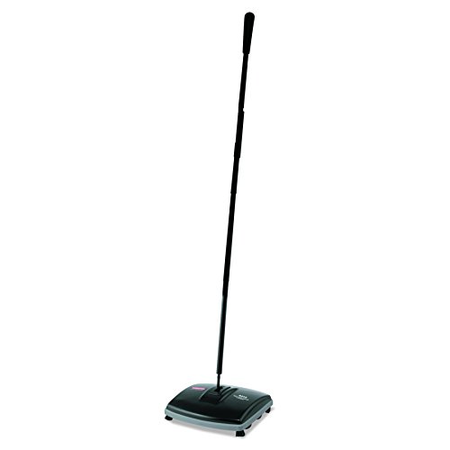 Rubbermaid Fg421288Bla Spazzatrice Meccanica Basic, Setola Singola Azione, Nero/Giallo