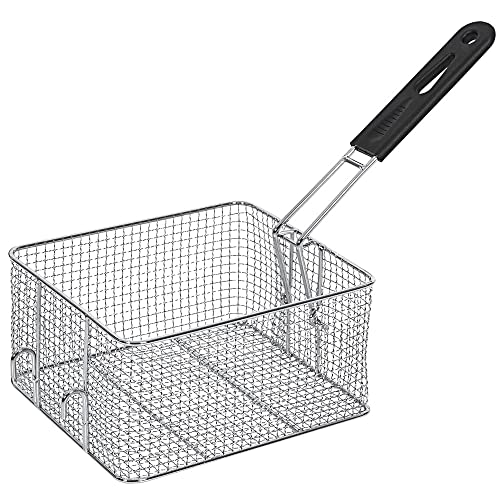 Hendi Cestello Per Friggere, Cestello Frittura, Cestello Per Fritte, Cestello Per Patatine Fritte, Con Manico, Da Utilizzare Con Hendi Friggitrici 205