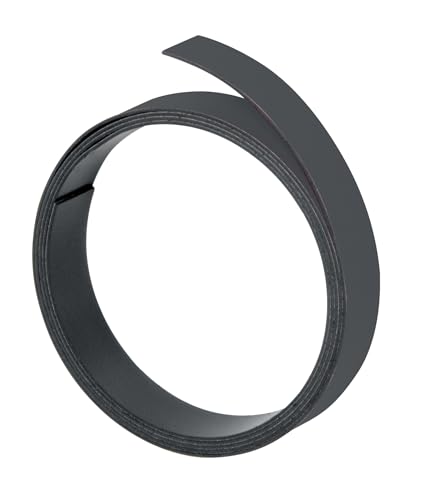 Franken M801 5 - Nastro Magnetico, 100 X 0,5 Cm, Spessore: 1 Mm, Colore: Nero