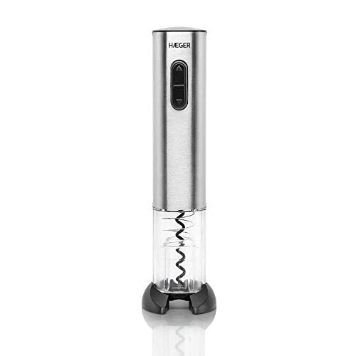 Haeger Wo-0Sc.005A Cavatappi, Acciaio Inossidabile, Nero