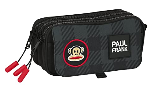 Portaoggetti Triplo Paul Frank Campers Nero (21,5 X 10 X 8 Cm)