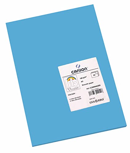 Guarro Canson 200040200 Foglio A3, Confezione Da 50 Pezzi, Blu