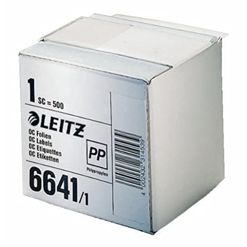 Leitz 66411000 Schutzfolienschild On A Roll, Autoadesiva, 500 Pezzi, Colore: Trasparente
