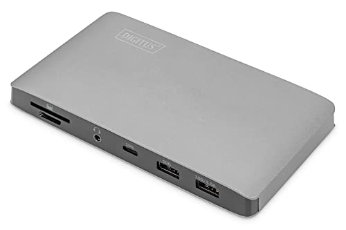 Digitus Thunderbolt 3 Dockingstation 7-Port/Video/Usb3.0/Usb-C/Rj45/Audio