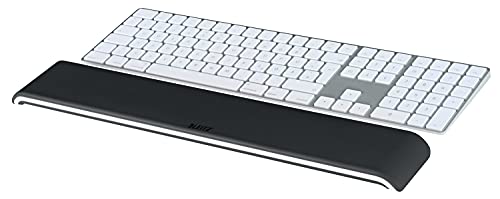 Leitz Ergo Wow Poggiapolsi Per Tastiera Regolabile, Due Impostazioni Di Altezza, Nero/Bianco, 65230095