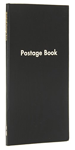 Exacompta - Rif T229Z - Guildhall - Libretto Postale, 298 X 152 Mm, 80 Pagine Prestampate, Copertina Nera Rilegata, Adatto Per La Registrazione Di Let