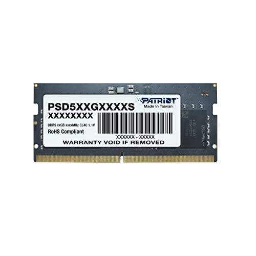 Patriot Memory Signature Psd516G480081S Memory Module 16 Gb 1 X 16 Gb Ddr5 4800 Mhz