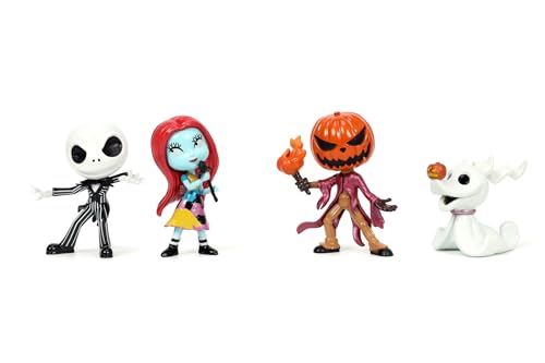 Jada Toys Set 4 Figuras Metal Pesadilla Antes De Navidad 7Cm