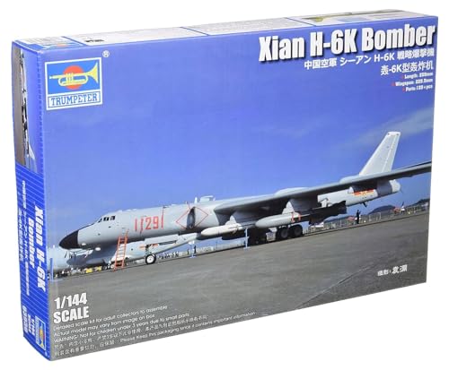 Trumpeter 03930 Xian H-6K Stratedgic Bomber Scala 1/144 Plastica Modello Kit Modello Da Assemblare