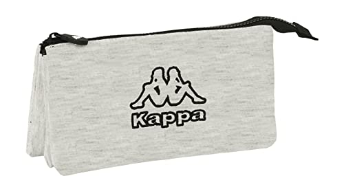 Safta Kappa - Astuccio Triplo, Astuccio Per Bambini, Ideale Per Bambini Dai 5 Ai 14 Anni, Comodo E Versatile, Qualità E Resistenza, 22 X 3 X 12 Cm, Co
