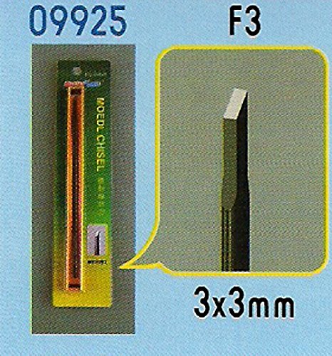 Trumpeter- Utensile: Scalpello F3, 3 X 3 Mm, Colore Bianco, Tsm-9925