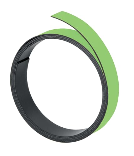 Franken M801 19 - Nastro Magnetico, 100 Cm X 5 Mm, Spessore: 1 Mm, Colore Verde Chiaro