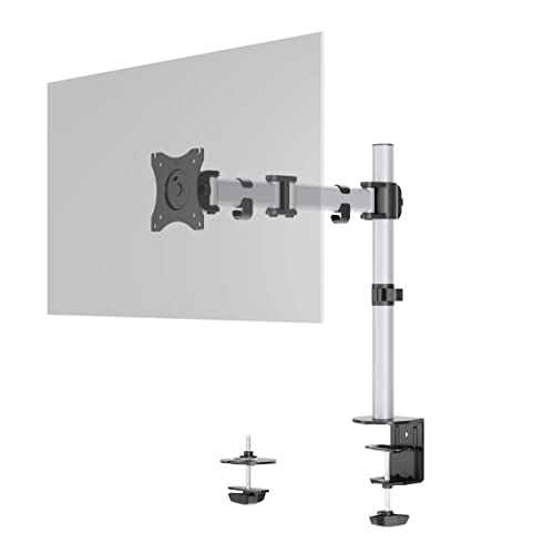 Durable Braccio Porta Monitor Select Per 1 Monitor, Ruotabile Di 360°, Inclinabile, Regolabile In Altezza, Per Schermi Con Attacco Vesa Fino A 27" E 8