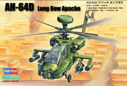 Hobby Boss 87219 - Modello Di Elicottero Ah-64D Long Bow Apache In Scala 1:72