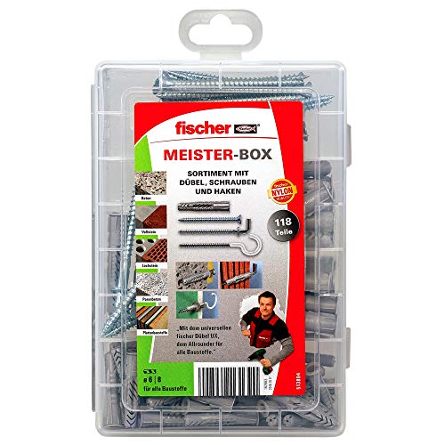 Fischer - Confezione Con Assortimento Viti E Ganci Ux