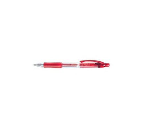 Tratto Easy Gel Retractable Gel Pen Rosso 10 Pezzo(I) - Penna In Gel (Retractable Gel Pen, Rosso, Trasparente, Plastica, 0,5 Mm, Acciaio Inossidabile