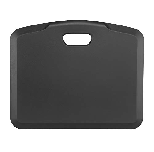 Logilink Eo0034 - Tappetino Portatile Anti-Affaticamento In Schiuma Impermeabile, Ideale Per Stare In Piedi A Lungo, Colore: Nero