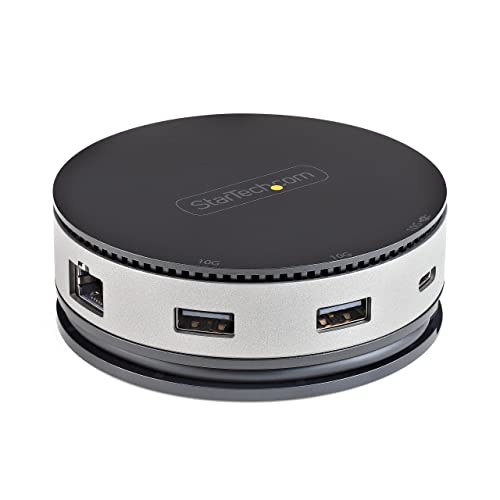 Startech.Com Adattatore Multiporta Usb-C, Mini Docking Station Usb Tipo C A Hdmi/ Dp 4K 60Hz O Vga, 75W Pd, 3X Usb 3.0 (Dkt31Chdvcm)