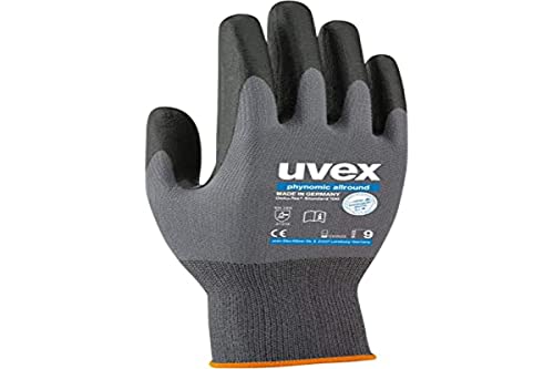 Uvex Guanti Phynomic Allround Unisex 5,Grigio/Nero