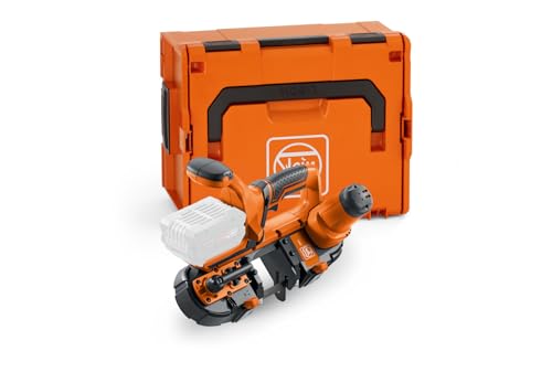 Fein Seghetto A Nastro A Batteria Abas 18-63 As Per Il Taglio Portatile E Pratico Di Diversi Materiali Fino A 63,5 Mm. Compatibile Con Batterie Ampsha