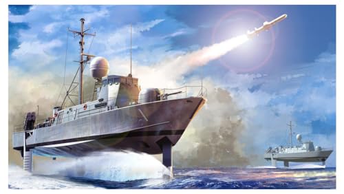 Hobby Boss- Modellino Uss Pegasus Phm-1, Colore Vari, 82005