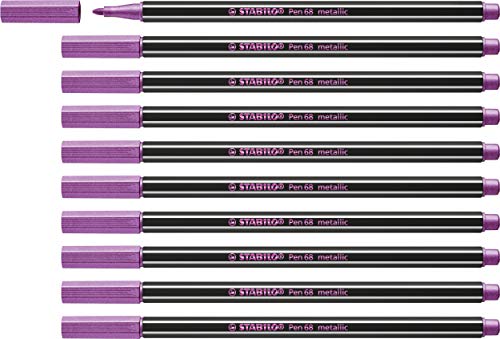 Pennarello Premium Metallizzato - Stabilo Pen 68 Metallic - Rosa Metallizzato