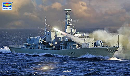 Trumpeter Tru06722 1:700-Hms Tipo 23 Fregate Monmouth (F235) Kit Per Modellino In Scala, Multicolore