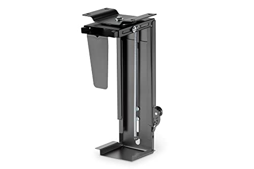 Digitus Supporto Universale Per Pc - Per Case Di Computer Standard - Montaggio Sotto La Scrivania - Capacità Di Carico 10 Kg - Regolazione In Altezza