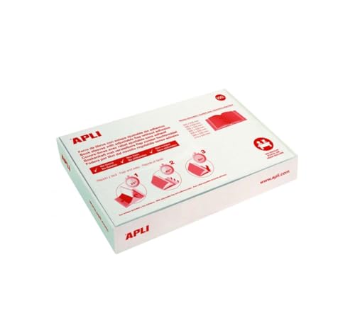 Apli 12282-Copertina Per Libri Con Aletta Regolabile Pvc 310 Mm 100 Pz.