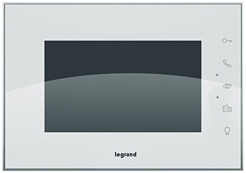 Legrand 369235 Video Interno Di Stelle Con Schermo A Colori Da 7 Pollici Lucido Per L' Estensione Del 7 Pollici Videokits (369220) A 2 Della Casa Di F