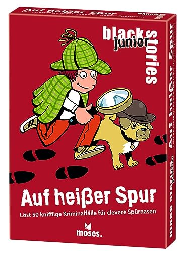 Moses. Black Stories Junior On Hot Trur - 50 Puzzle Con Complicati Casi Di Criminalità Per Piccoli Detective, Puzzle Gioco Di Carte Con Variante Di Gi