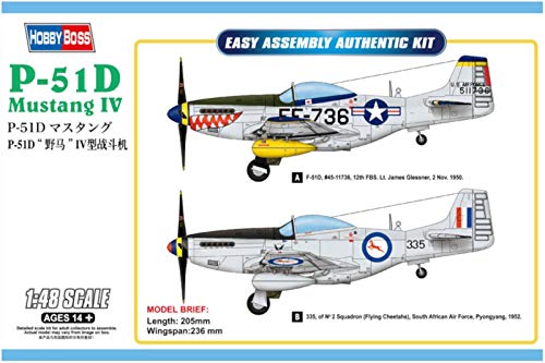 Hobbyboss 85806 1: 48 – P-51D Mustang Iv Fighter