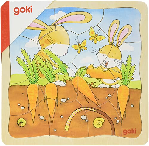 Goki 57495 Vegetable Patch Puzzle
