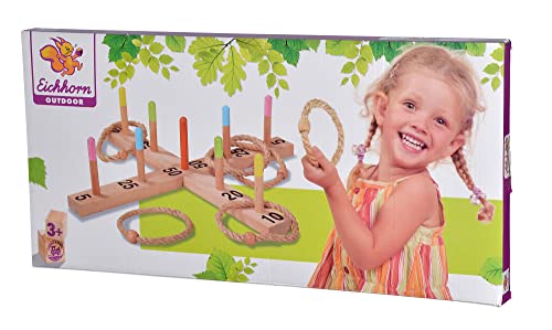 Eichhorn- Gioco Di Lancio Ad Anelli, Multicolore, 4003046009521