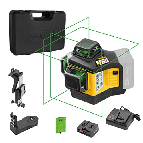 Stabila Lax 600 G, 12-V-System, 7-Pcs (Eu) Multilinienlaser Selbstnivellierend Reichweite (Max.): 40