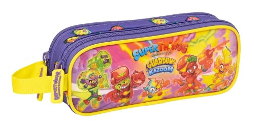 Safta - Portatutto Doppio Superthings Guardians Of Kazoom 21 X 8 X 6 Cm, Multicolore (812270513)