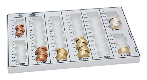 Wedo 160658037 Eco I Classificatore Contamonete, 263 X 161 X 31 Mm, Grigio