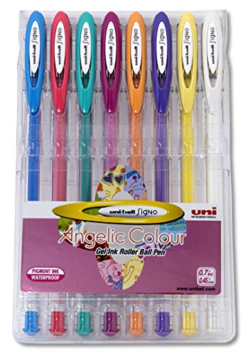 Pack Rotulador Uni Ball Signo Angelic Colour 8 Uds