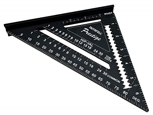 Faithfull Faicsq7Cnc Presitge Quick Square Black Aluminium 178Mm (7In)