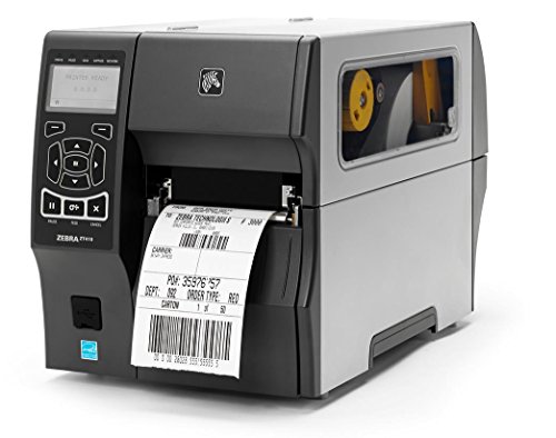 Zebra Tt Printer Zt411 4, 203 Dpi, Euro And Uk Cord, Serial, Zt41042-T3E0000Z (Dpi, Euro And Uk Cord, Serial Usb, 10/100 Ethernet, Bluetooth 4.1/Mfi, 