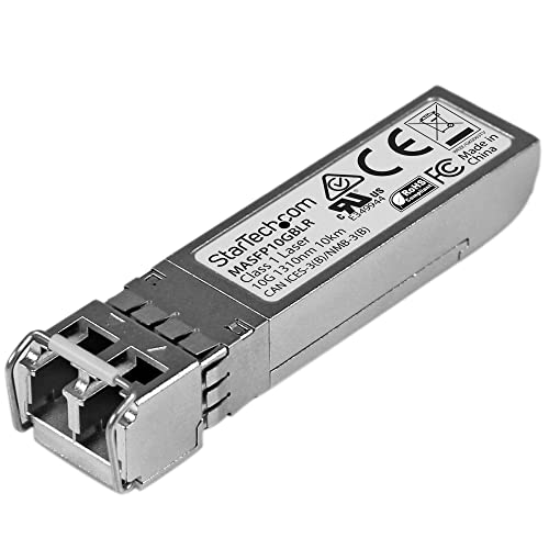 Startech.Com Modulo Ricetrasmettitore Sfp+ 10 Gigabit Fibre, Compatibile Cisco Meraki Ma-Sfp-10Gb-Lr, Sm Lc, 10 Km