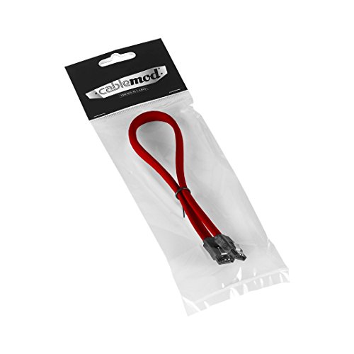 Cablemod Compatible Modmesh Sata 3 Cable 30Cm - Rot
