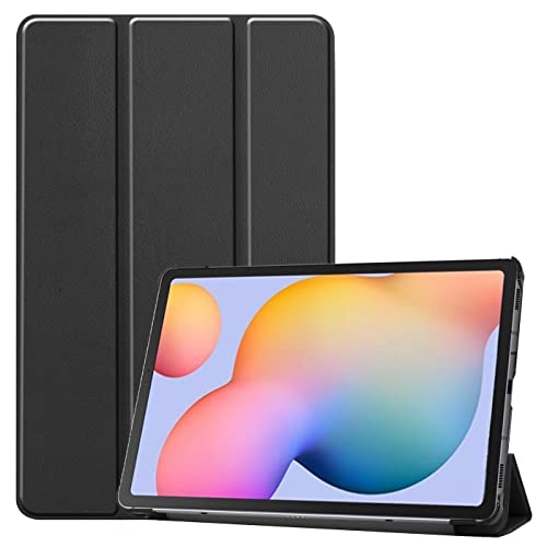 Estuff Houston Folio Case For Samsung Galaxy Tab S9. Black Pu Leather Front With Hard Pc Backside